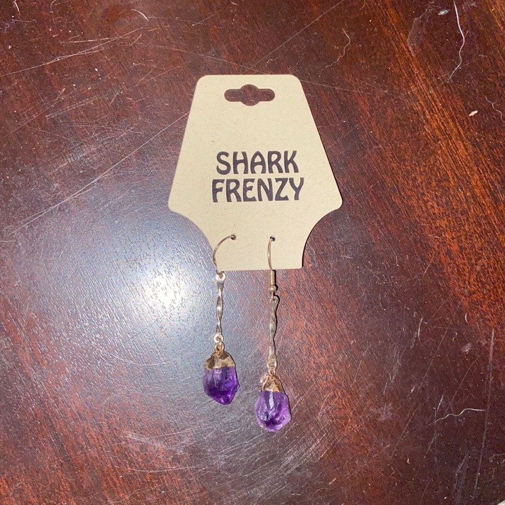 Real Amethyst Earrings